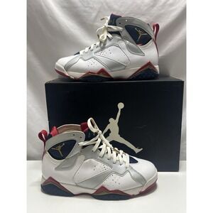 Sz9 Nike Air Jordan 7 VII Retro Olympic 2012 White Gold Obsidian 304775-135 134